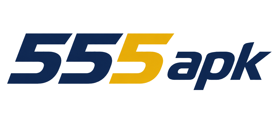 555 apk logo homepage navigation
